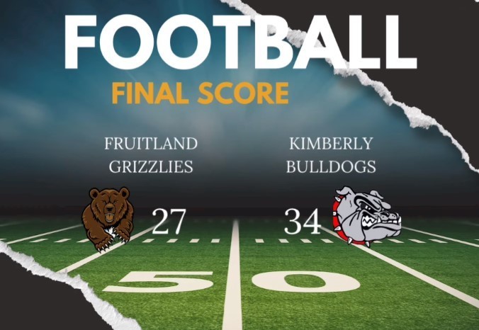 Football Final Score Fruitland Grizzlies 27 Kimberly Bulldogs 34