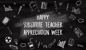 Happy Substitute Teacher Appreciation Week