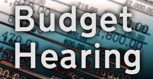 Budget Hearing