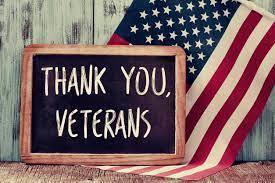 Thank you, veterans